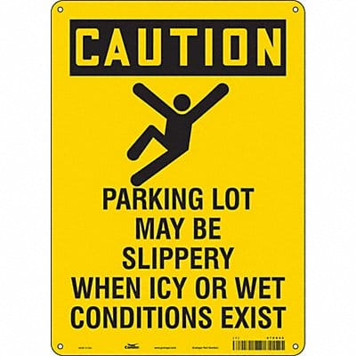 K1561 Safety Sign 14 inx10 in Polyethylene