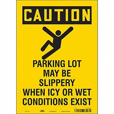 K1561 Safety Sign 14 inx10 in Vinyl