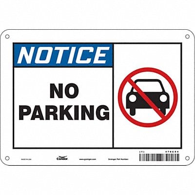 No Parking Sign 7 x 10