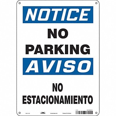 Safety Sign 14 inx10 in Polyethylene