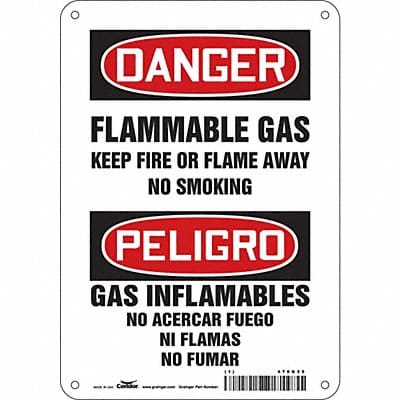 Safety Sign 10 inx7 in Polyethylene