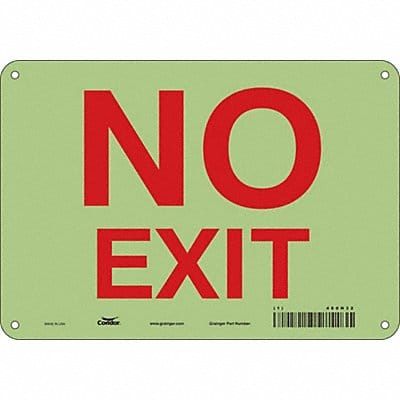 K2119 Safety Sign 7 in x 10 in Polyethylene