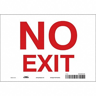 J7055 Safety Sign 7 in x 10 in Vinyl