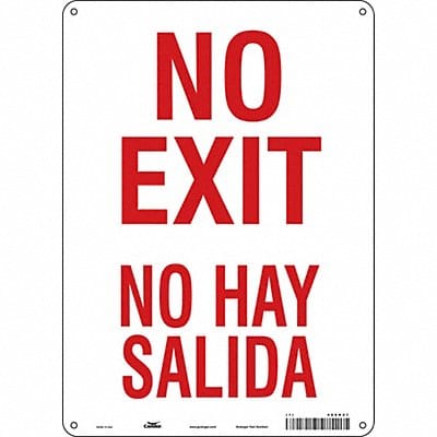 Safety Sign 14 in x 10 in Aluminum