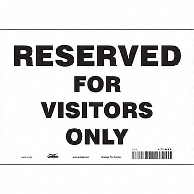 Visitor Parking Sign 7 x 10