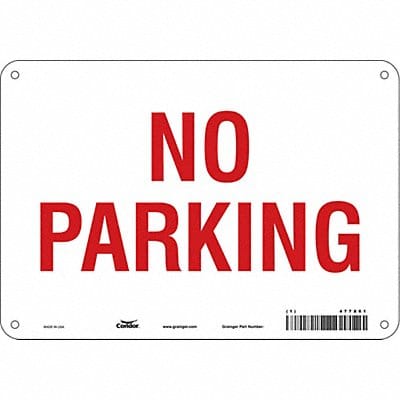 No Parking Sign 7 x 10