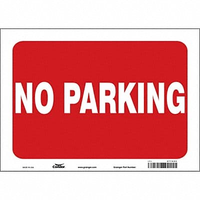 No Parking Sign 10 x 14