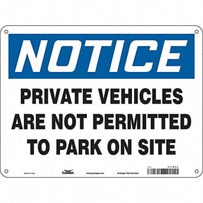 Safety Sign 18 inx24 in Aluminum