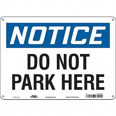 Safety Sign 10 inx14 in Aluminum