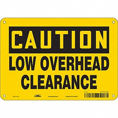 Safety Sign 7 inx10 in Vinyl