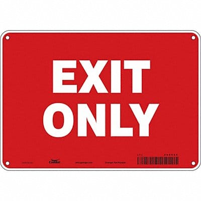 K1742 Safety Sign 7 in x 10 in Polyethylene