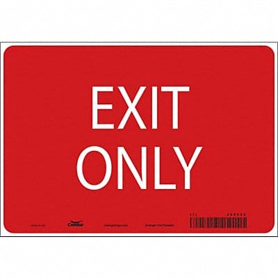 K1742 Safety Sign 7 in x 10 in Vinyl