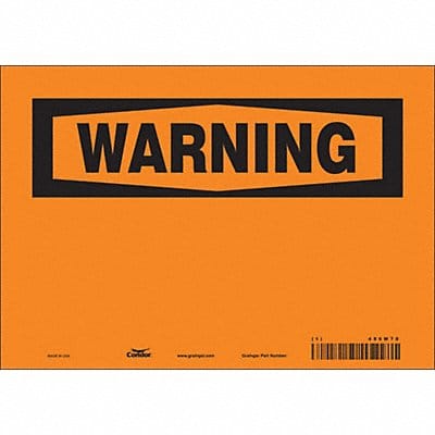 Safety Sign 7 inx10 in Vinyl