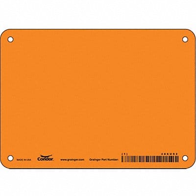 Safety Sign 5 inx7 in Polyethylene