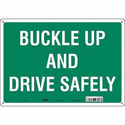 Safety Sign 14 inx20 in Aluminum