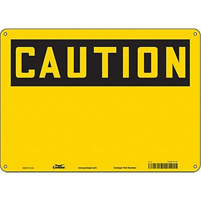 Safety Sign 10 inx14 in Polyethylene