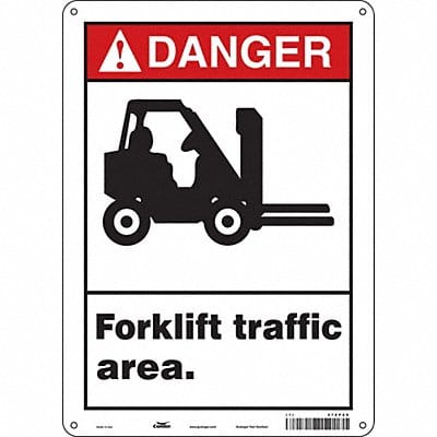 Safety Sign 14 inx10 in Aluminum