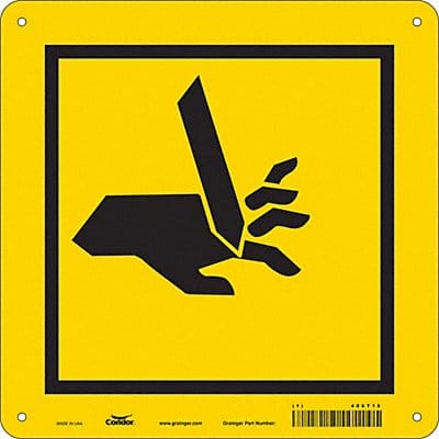 Safety Sign 10 inx10 in Vinyl