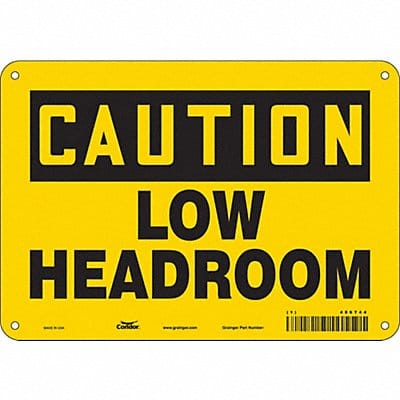 Safety Sign 7 inx10 in Polyethylene