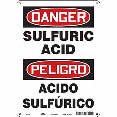 Safety Sign 14 in x 10 in Aluminum