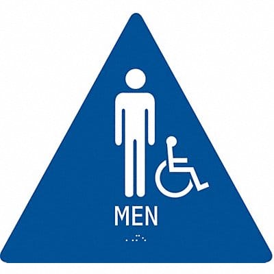 ADA Braille Facility Sign 10x11in Plstic