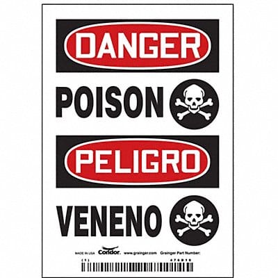 Safety Sign 5in x 3.5in Vinyl