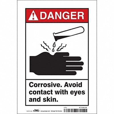 Safety Sign 10 in x 7 in Vinyl