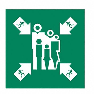 IMO Safety Sign 6inx6in Polycarbonate