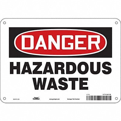 Safety Sign 7 in x 10 in Vinyl