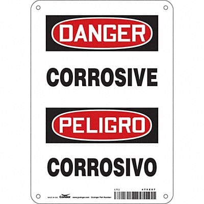 Safety Sign 10 inx7 in Polyethylene