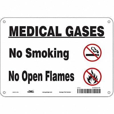 J8166 Chemical Sign 7 in x 10 in Aluminum