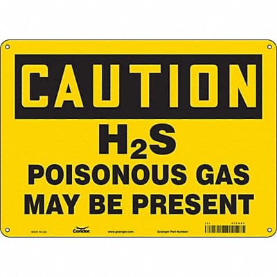 J8203 Safety Sign 10 in x 14 in Vinyl