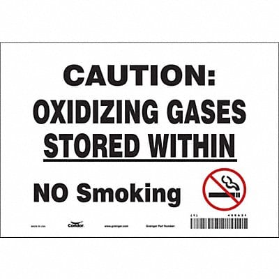 Safety Sign 7 inx10 in Vinyl