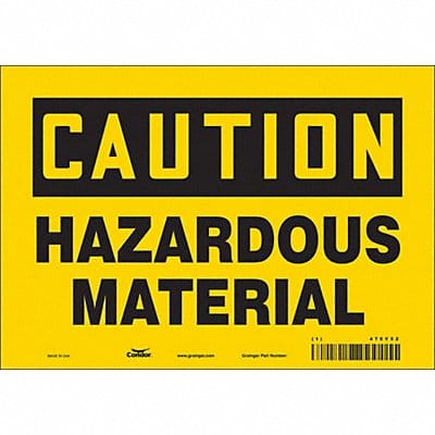 Safety Sign 7 inx10 in Vinyl