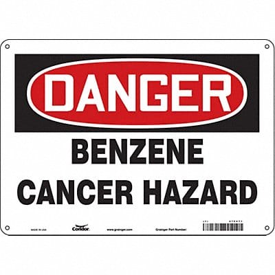 Safety Sign 10 inx14 in Aluminum