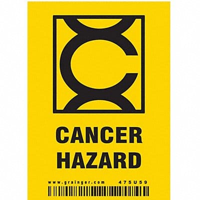 Safety Sign 4in x 2.875in Vinyl PK25