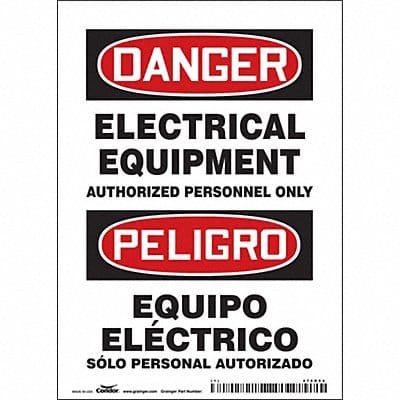 Safety Sign 7 in x 5 in Vinyl