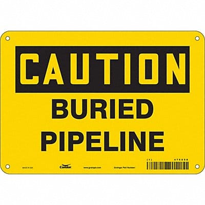 Safety Sign 7 in x 10 in Vinyl