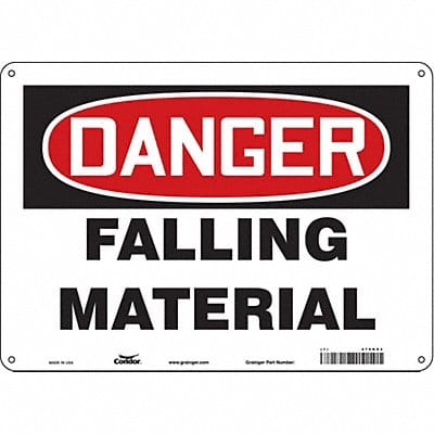 J6926 Safety Sign 10 inx14 in Aluminum