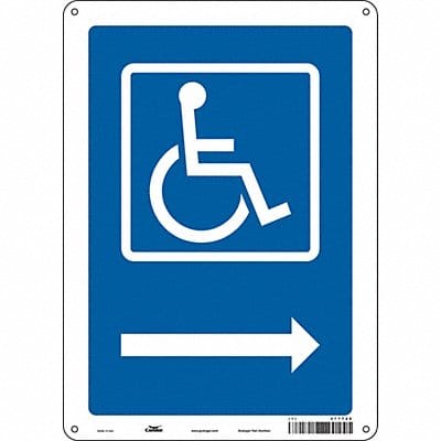 Safety Sign 14 inx10 in Aluminum