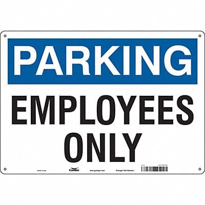 Employee Parking Sign 14 x 20