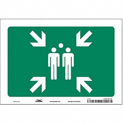 Safety Sign 7 in x 10 in Vinyl