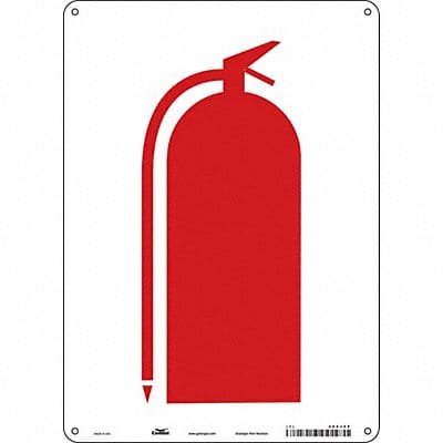 Safety Sign 14 in x 10 in Polyethylene