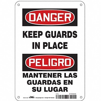 Safety Sign 10 inx7 in Aluminum