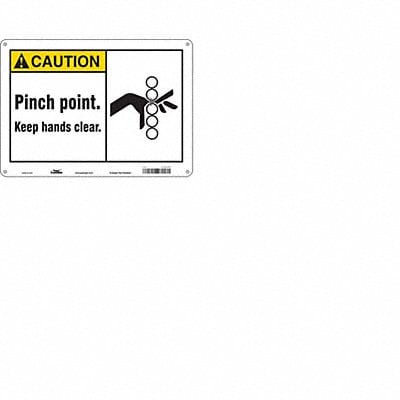 Safety Sign 10 inx14 in Aluminum