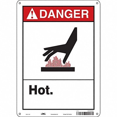 Safety Sign 14 inx10 in Aluminum