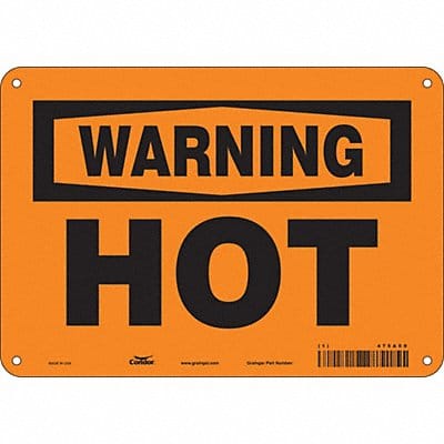 Safety Sign 7 inx10 in Polyethylene