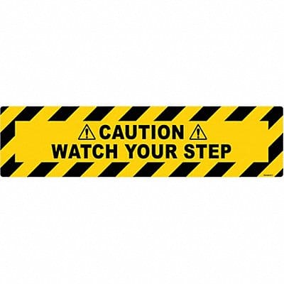 Anti-Slip Floor Sign 6 inx24 in Vinyl