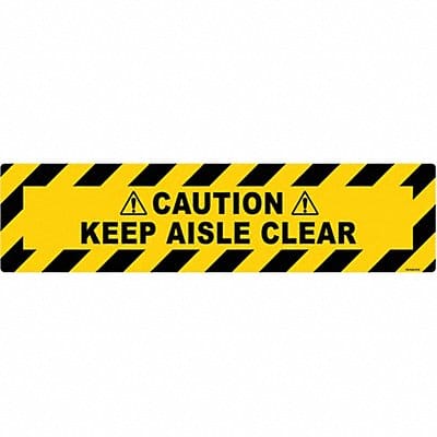 Anti-Slip Floor Sign 6 in x 24 in Vinyl