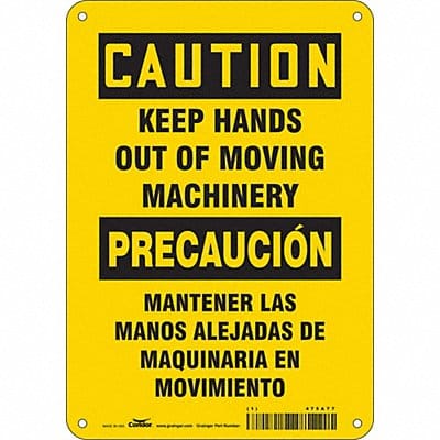 Safety Sign 10 inx7 in Aluminum